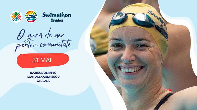 Bihor: Swimathon Oradea, un amplu eveniment caritabil pentru susținerea a 16 proiecte
